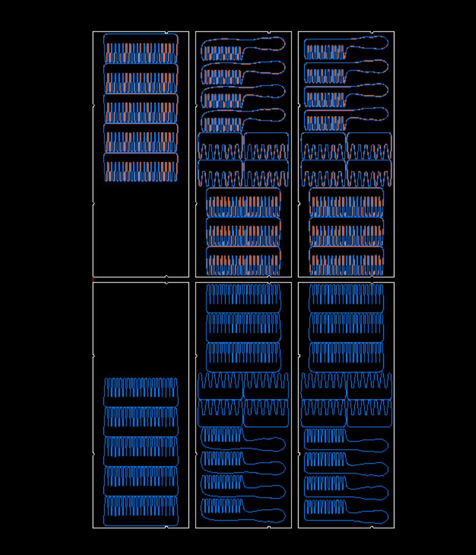 acetate comb typesetting