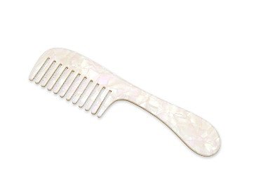 17.3cm new retro simple marble texture acetate hair comb