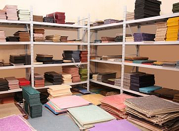 warehouse for storing acetate materials
