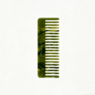 Acetate Handleless Wide-Toothed Comb