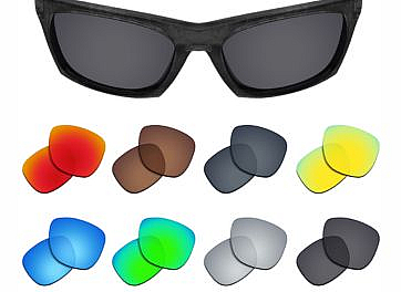 Acetate sunglasses with different colored lenses