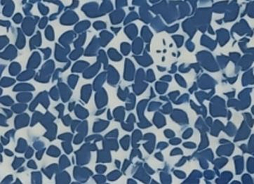Blue pattern acetate sheet