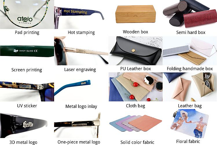 Various logo and packaging customization options
