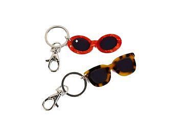 Mini Sunglasses Acetate Keychain Set